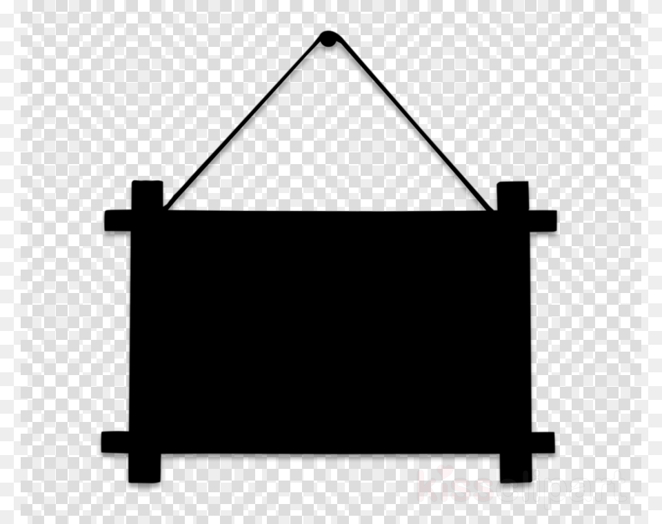 Blackboard Transparent Hang Clipart Decorative Hanging, Triangle Png Image