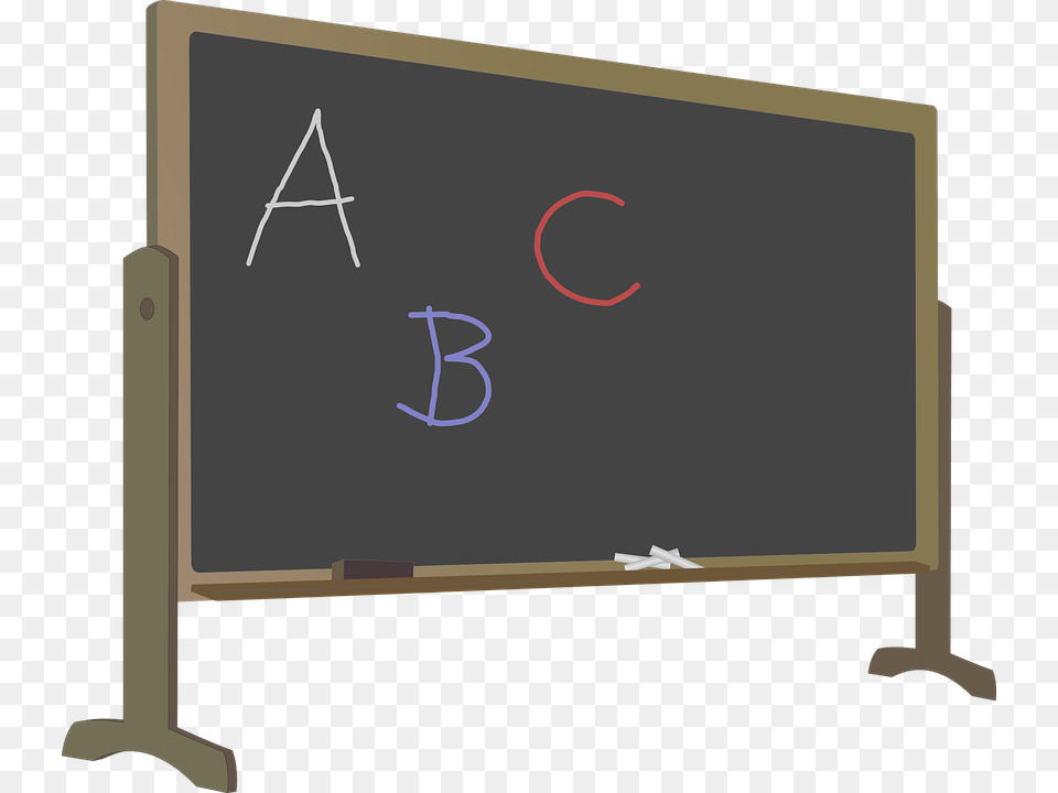 Blackboard With Stand, White Board Free Png Download