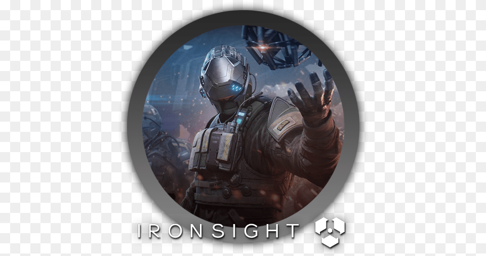 Blackbox Anticheat Iron Sight Logo, Adult, Male, Man, Person Free Png