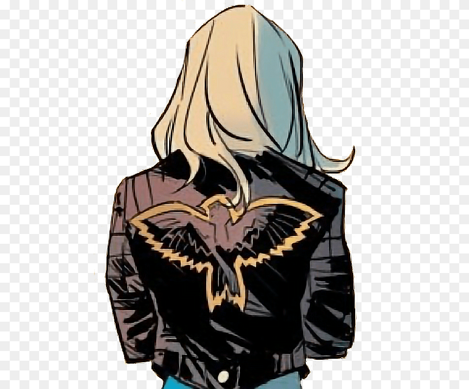 Blackcanary Freetoedit Girl, Book, Comics, Publication, Adult Free Png Download