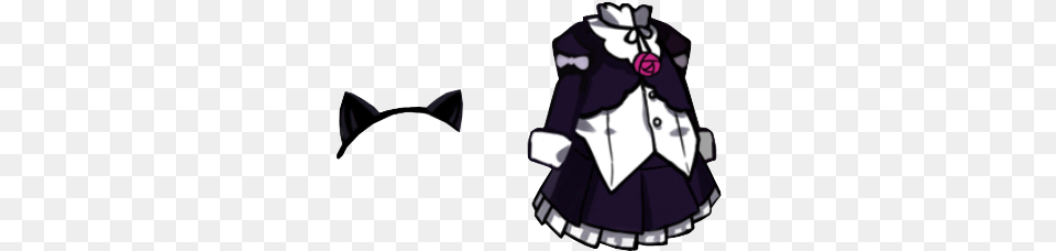 Blackcat Maid Dress 1star Guns Girl School Dayz Clothes, Cape, Clothing, Fashion, Costume Png