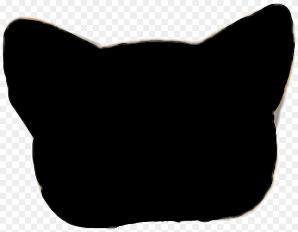 Blackclip Artblack And White Lps Cat Black, Cushion, Home Decor, Animal, Mammal Free Png Download