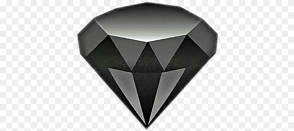 Blackdiamond Diamond Diamante Negro Tumblr Emoji Dark Diamante Emoji, Accessories, Gemstone, Jewelry Png Image