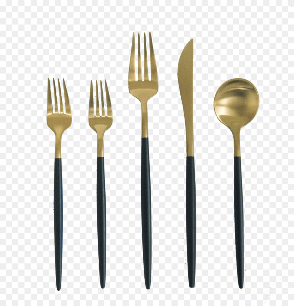 Blackdippedflatware Knife, Cutlery, Fork, Spoon, Blade Free Png