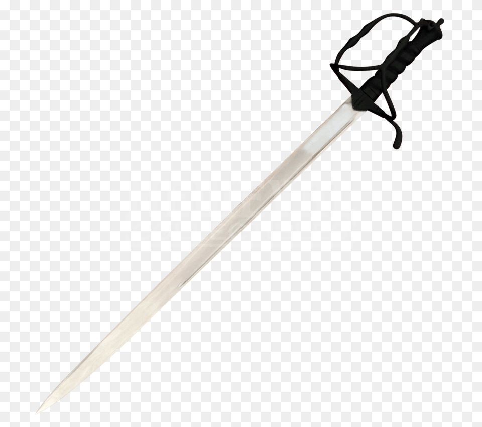 Blackened Short English Saber, Sword, Weapon, Blade, Dagger Free Png
