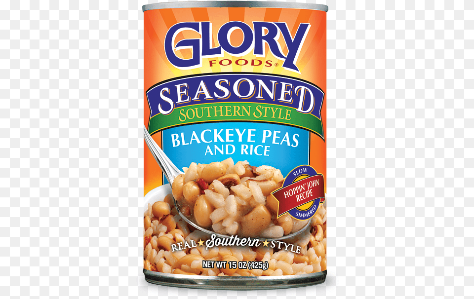 Blackeye Peas With Rice Glory Foods Seasoned Blackeye Peas 15oz Can Pack Of, Food, Ketchup, Macaroni, Pasta Free Png