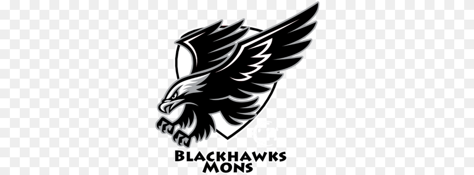 Blackhawks Mons Blackhawksmons Twitter East Union Middle School, Emblem, Symbol, Animal, Fish Free Png Download