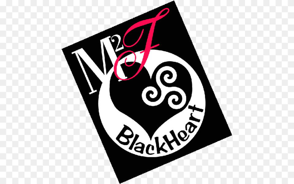 Blackheart And M2f Emblem, Logo, Ammunition, Grenade, Weapon Png