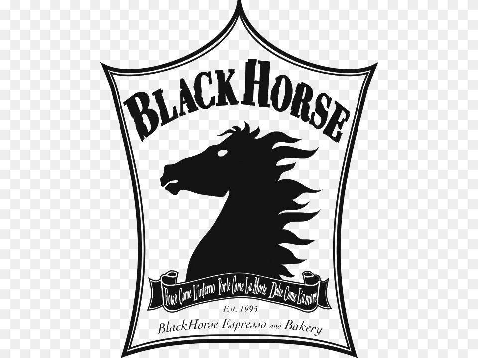 Blackhorse Espresso Amp Bakery Black Horse Coffee, Logo, Emblem, Symbol Free Transparent Png