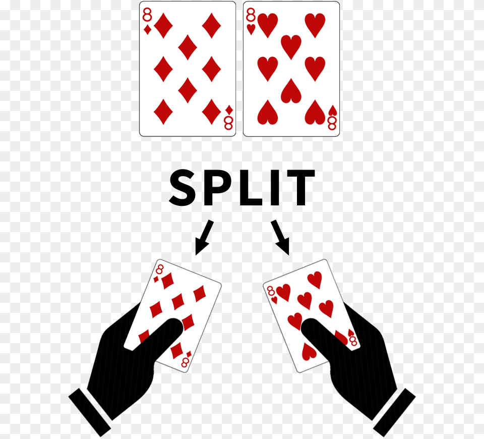 Blackjack Basic Strategy Pair Of 8 Always Split, Game, Body Part, Hand, Person Png Image
