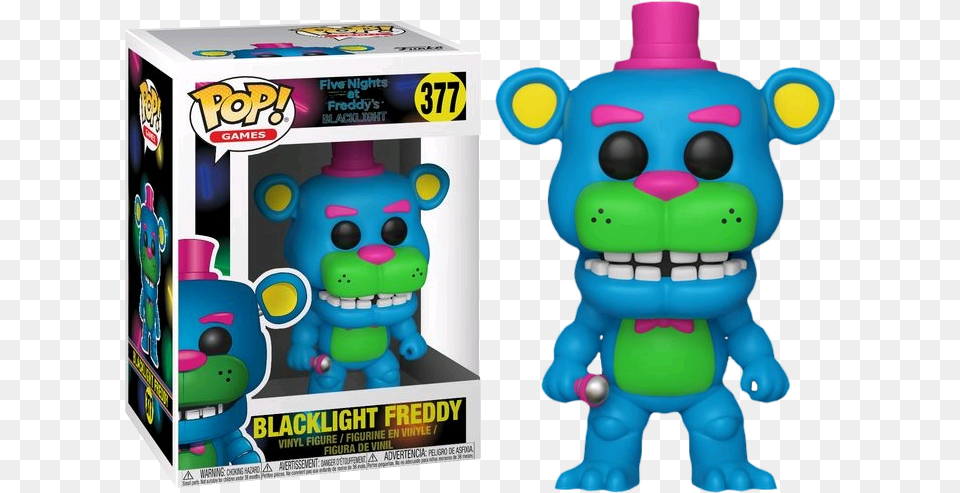 Blacklight Freddy Funko Pop, Toy, Baby, Person, Robot Free Transparent Png