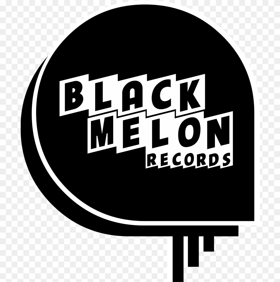 Blackmelonlogo Blackmelon Records, Stencil, Bus Stop, Outdoors Png