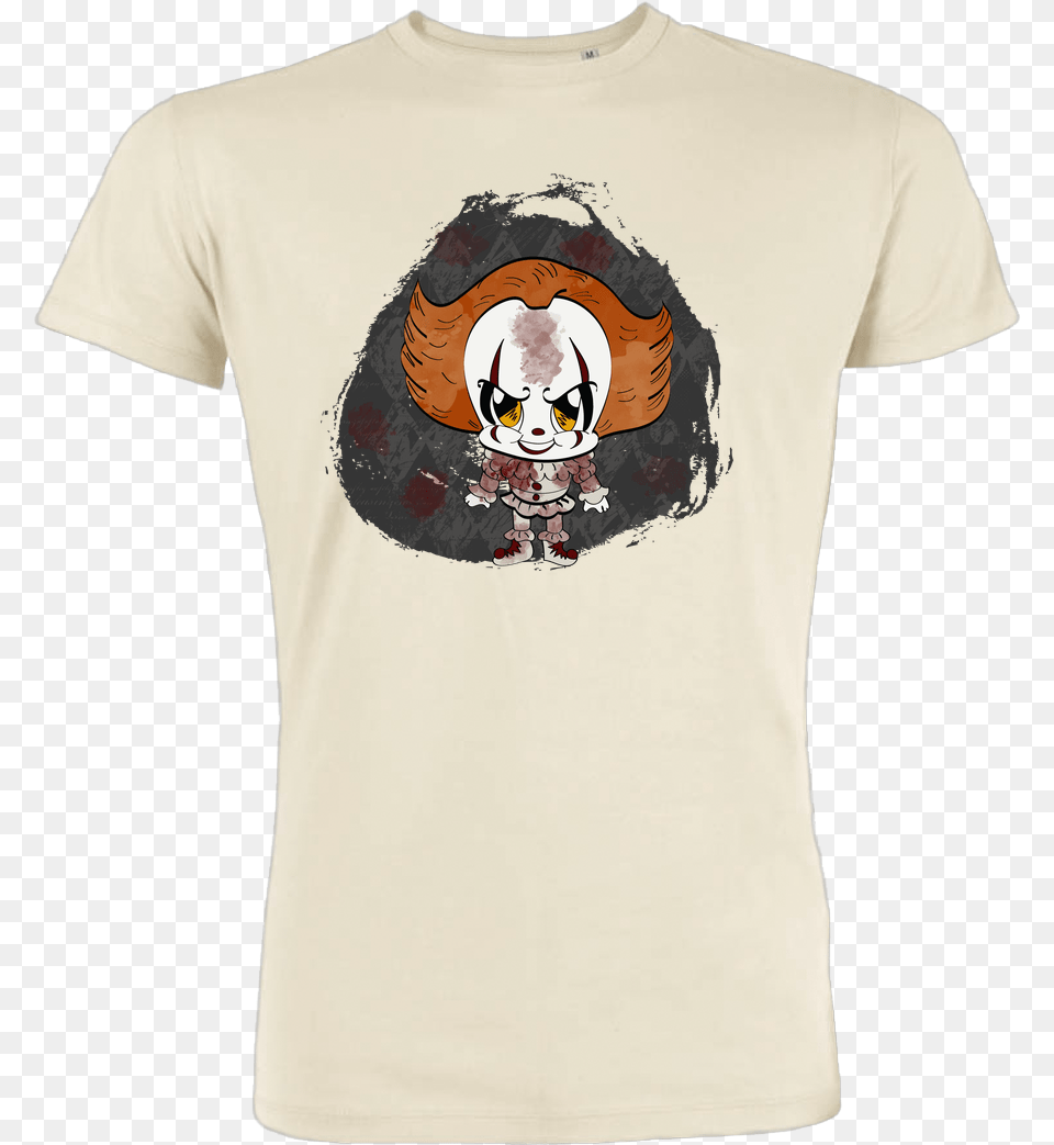 Blackmoon Cutie Pennywise T Shirt Stanley T Shirt Beige T Shirt, Clothing, T-shirt, Face, Head Free Transparent Png