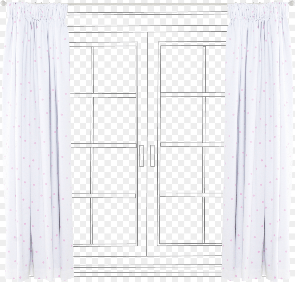 Blackout Curtains Pink Spot Window, Architecture, Building, Door, Housing Png Image