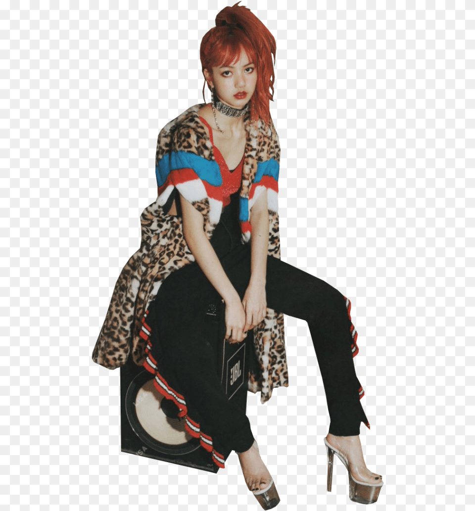 Blackpink Blackpink Dzhisu Blackpink Lisa Blackpink Lisa Blackpink Model, Shoe, Blouse, Clothing, High Heel Free Png Download