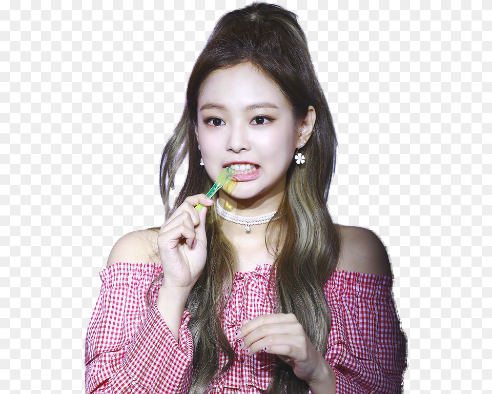 Blackpink Jennie And Jisoo, Person, Head, Face, Food Free Transparent Png