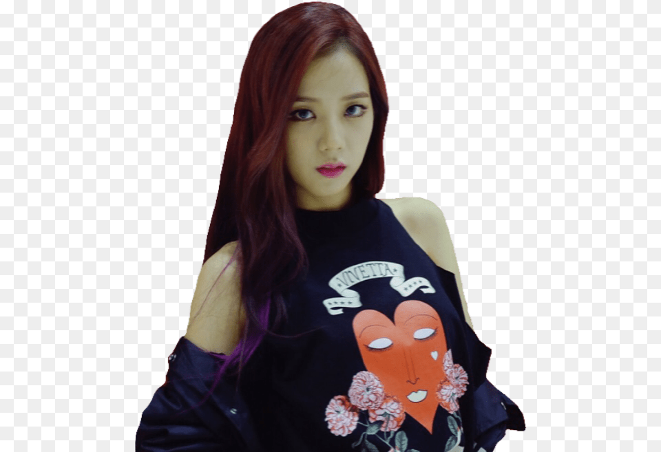 Blackpink Jisoo Kpopfreetoedit Blackpink, Adult, T-shirt, Portrait, Photography Free Png Download