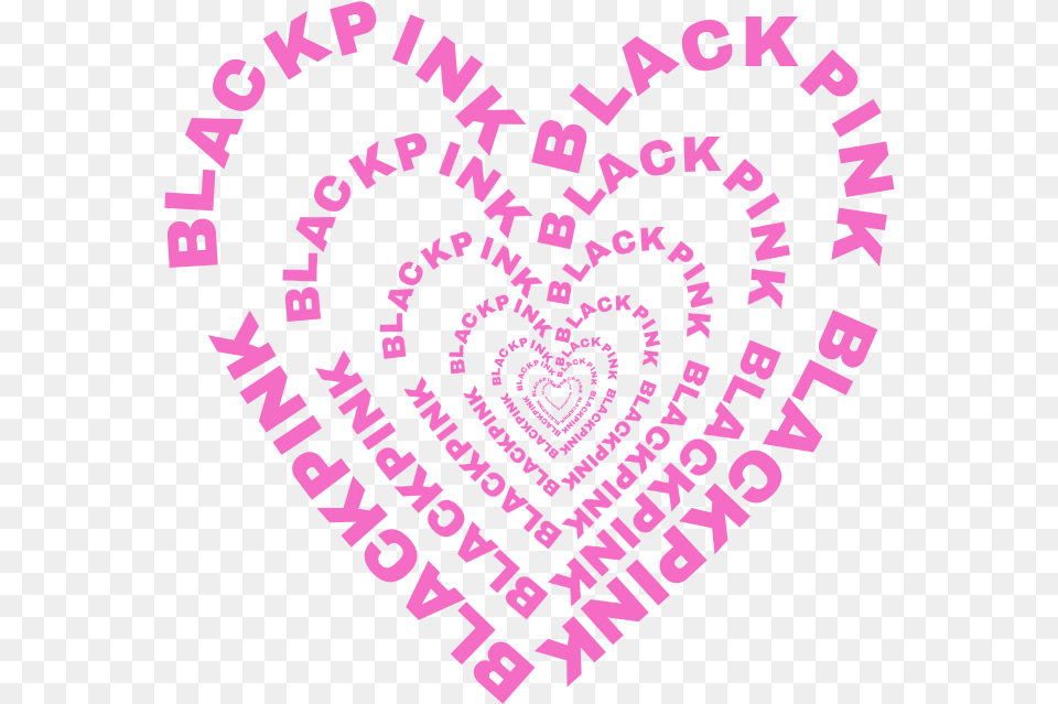 Blackpink Kpop Heart Hearts Bad Top Gun, Purple, Qr Code Free Transparent Png