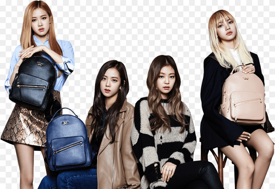 Blackpink Lisa Jennie Jisoo Rose Kpop Saint Scott Blackpink, Accessories, Purse, Person, Handbag Free Png Download