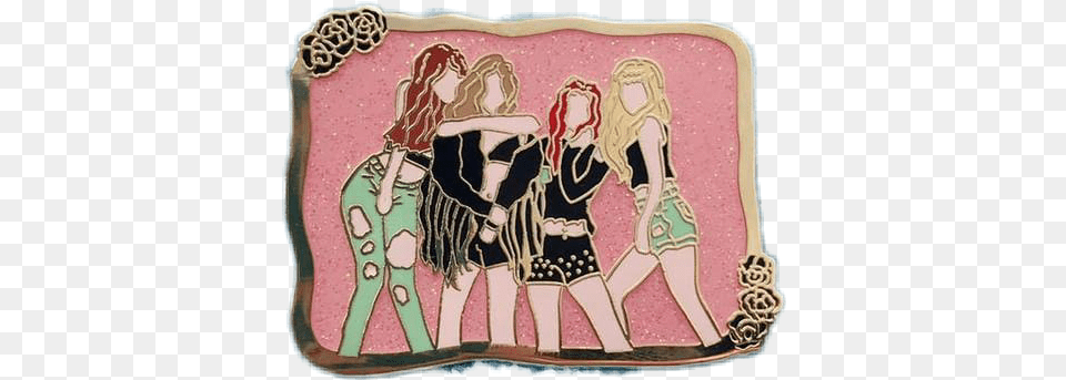 Blackpink Pin Sold By My Bleeding Heart Designs For Teen, Art, Painting, Accessories, Publication Png Image