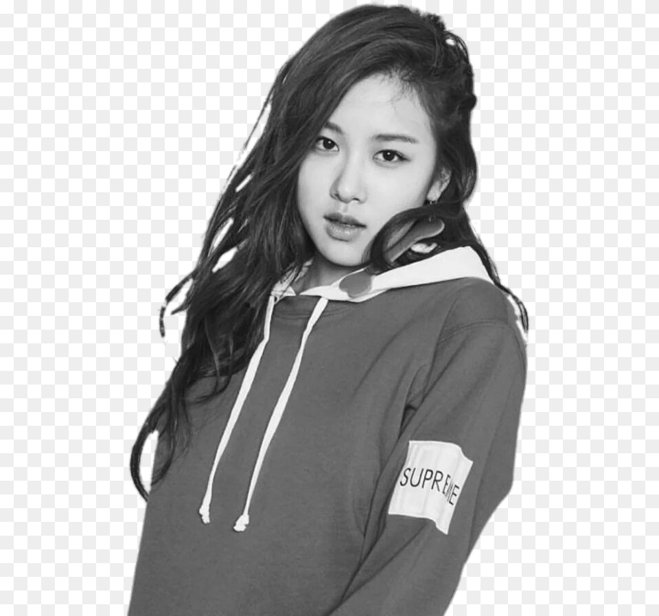 Blackpink Rose Black And White Ros Blackpink, Portrait, Photography, Person, Face Free Png