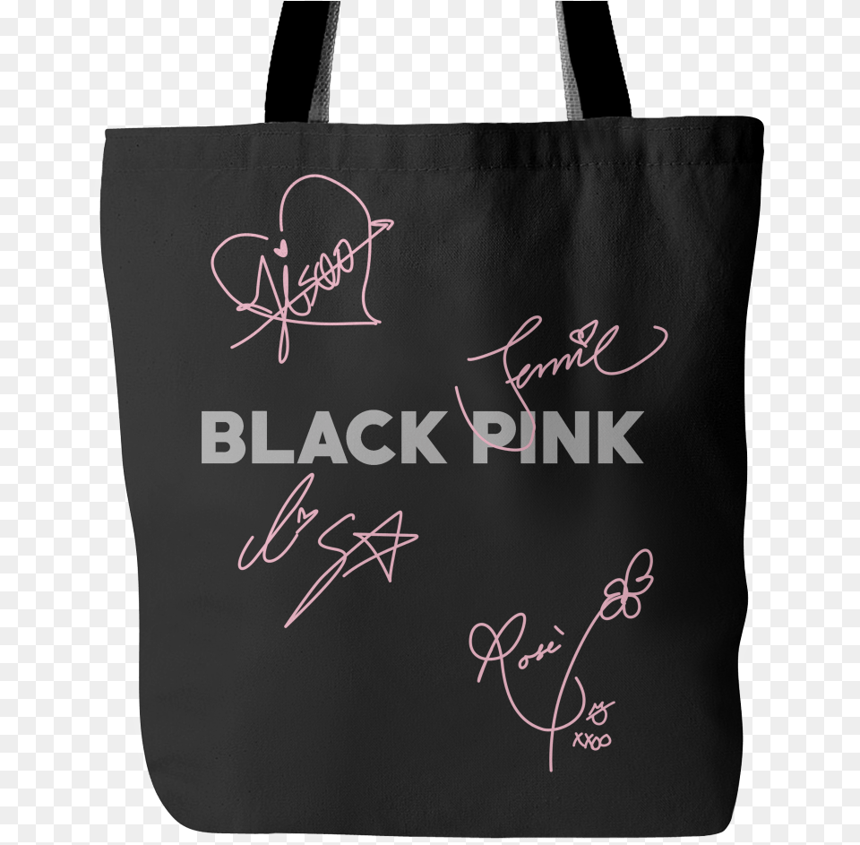 Blackpink Rose Blackpink Merch Bag, Tote Bag, Accessories, Handbag, Blackboard Free Transparent Png