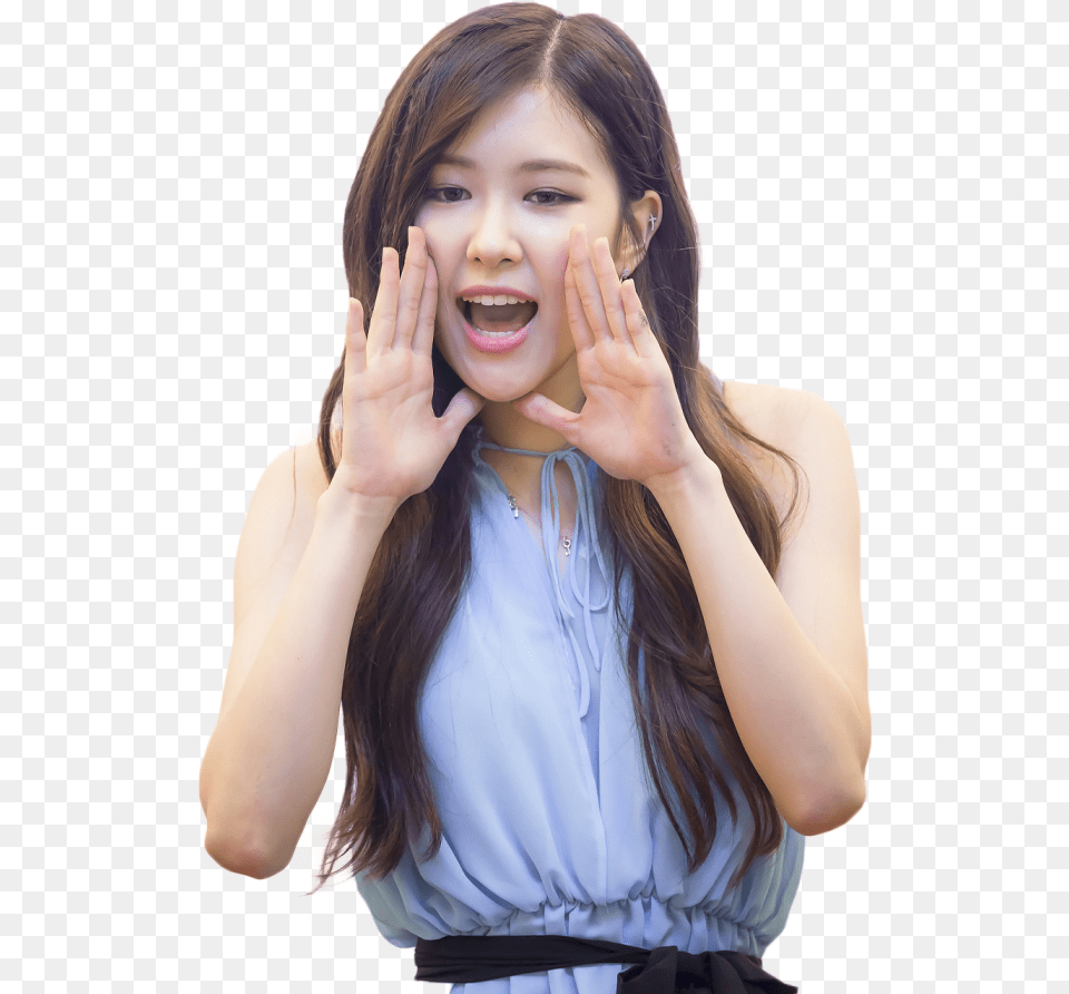 Blackpink Rose Blackpink Rouz Rose Blackpink Blackpink Girl, Head, Person, Face, Happy Free Png