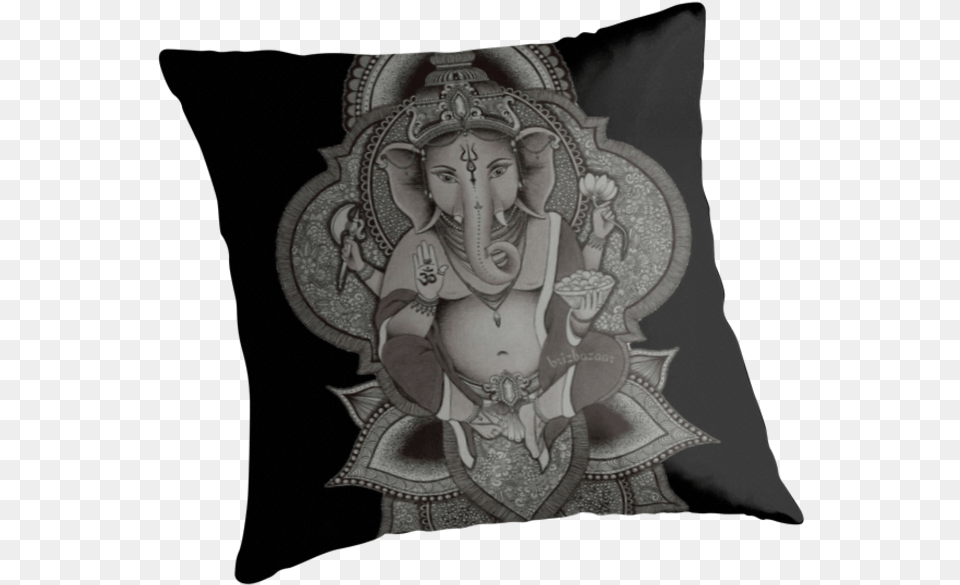 Blackquot Throw Pillows By Brizbazaar Pillow, Baby, Person, Art, Face Png