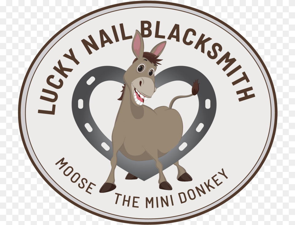 Blacksmith And A Donkey Cartoon, Animal, Deer, Mammal, Wildlife Free Png Download