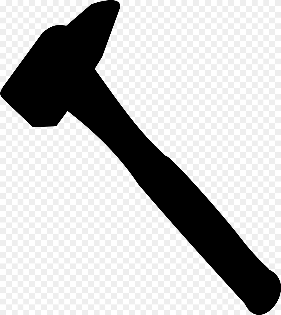 Blacksmith Hammer Clipart, Gray Free Png Download