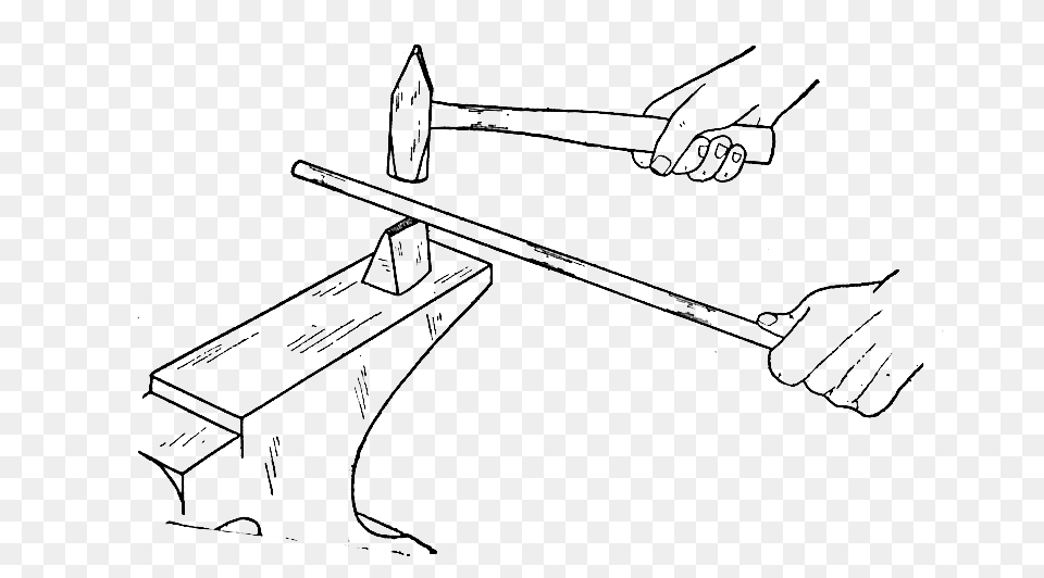 Blacksmithing Secrets Line Art, Blade, Dagger, Knife, Weapon Png