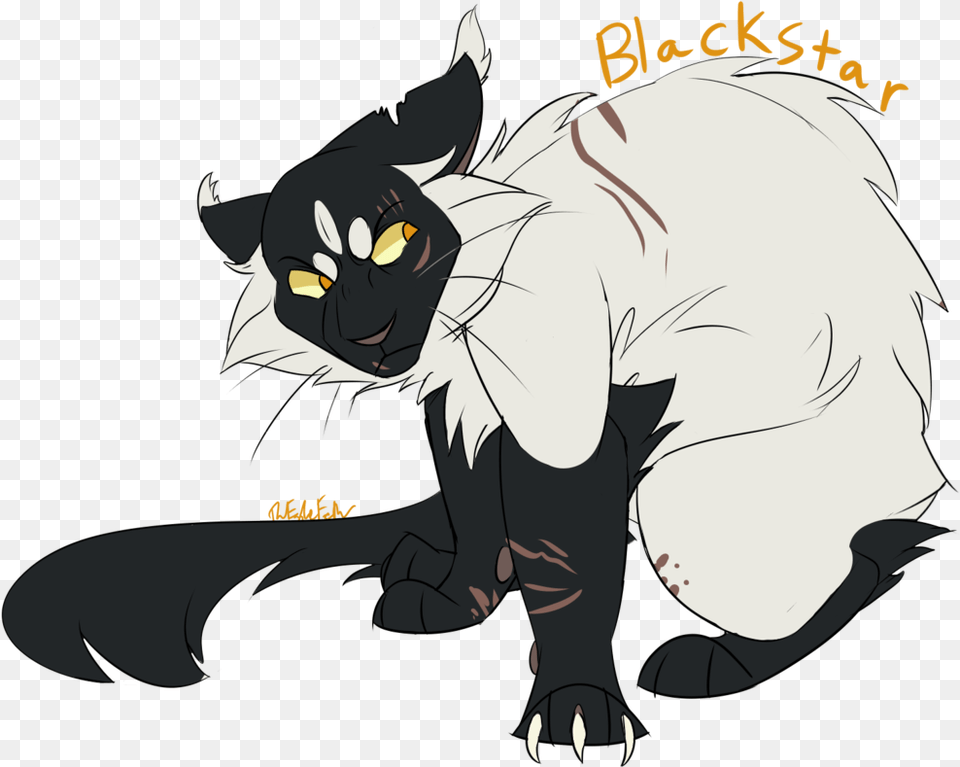 Blackstar Fanart Warrior Cats, Book, Comics, Publication, Wildlife Free Transparent Png