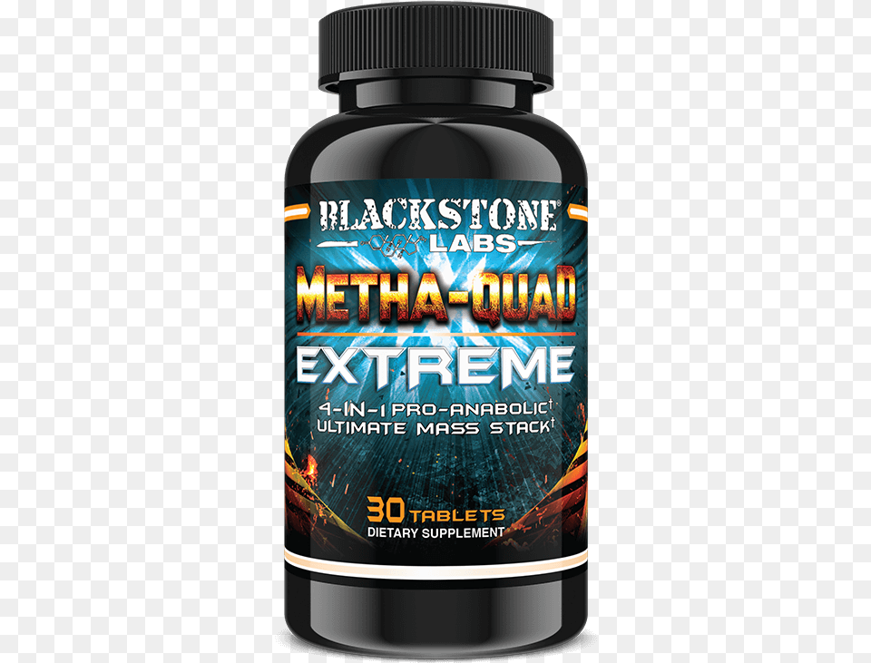 Blackstone Prohormone Blackstone Labs Metha Quad Extreme, Bottle, Shaker Png