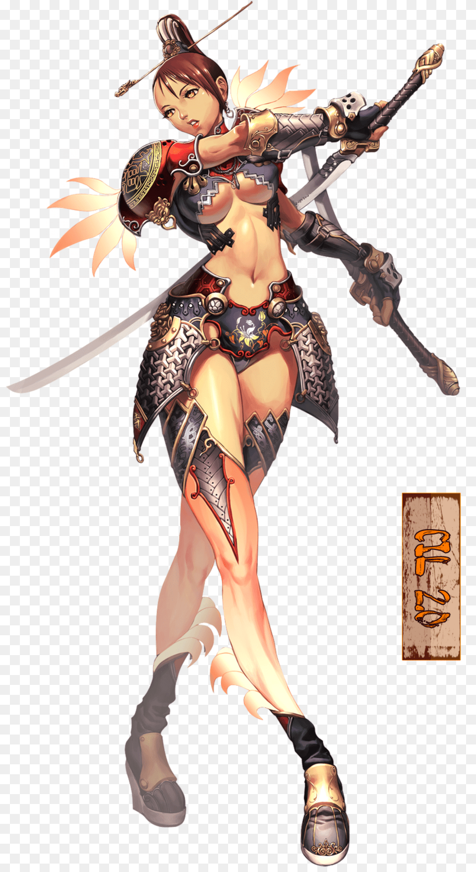 Blade And Soul Illustration, Adult, Publication, Person, Woman Free Png Download