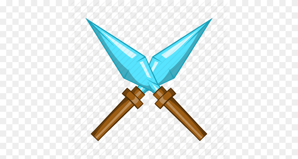 Blade Cartoon Dagger Japanese Kun Ninja Weapon Icon, Art, Rocket, Paper Free Png