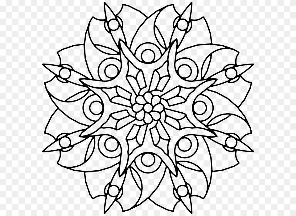 Blade Flower Coloring, Art, Floral Design, Graphics, Pattern Free Png Download