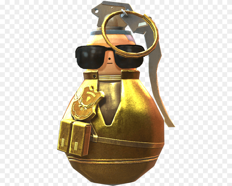 Blade Grenade Gold 1 Illustration, Ammunition, Weapon Free Transparent Png