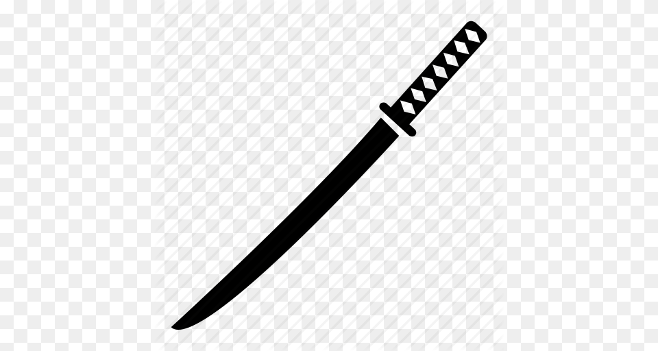 Blade Japanese Katana Samur Sword Weapon Icon, Knife, Letter Opener Png Image