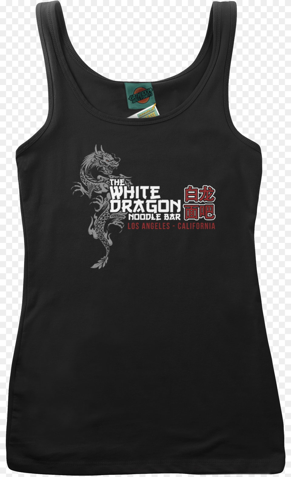 Blade Runner Movie Inspired White Dragon Noodle Bar T Shirt Dinos Bar And Grill Shirts, Clothing, Tank Top Free Png