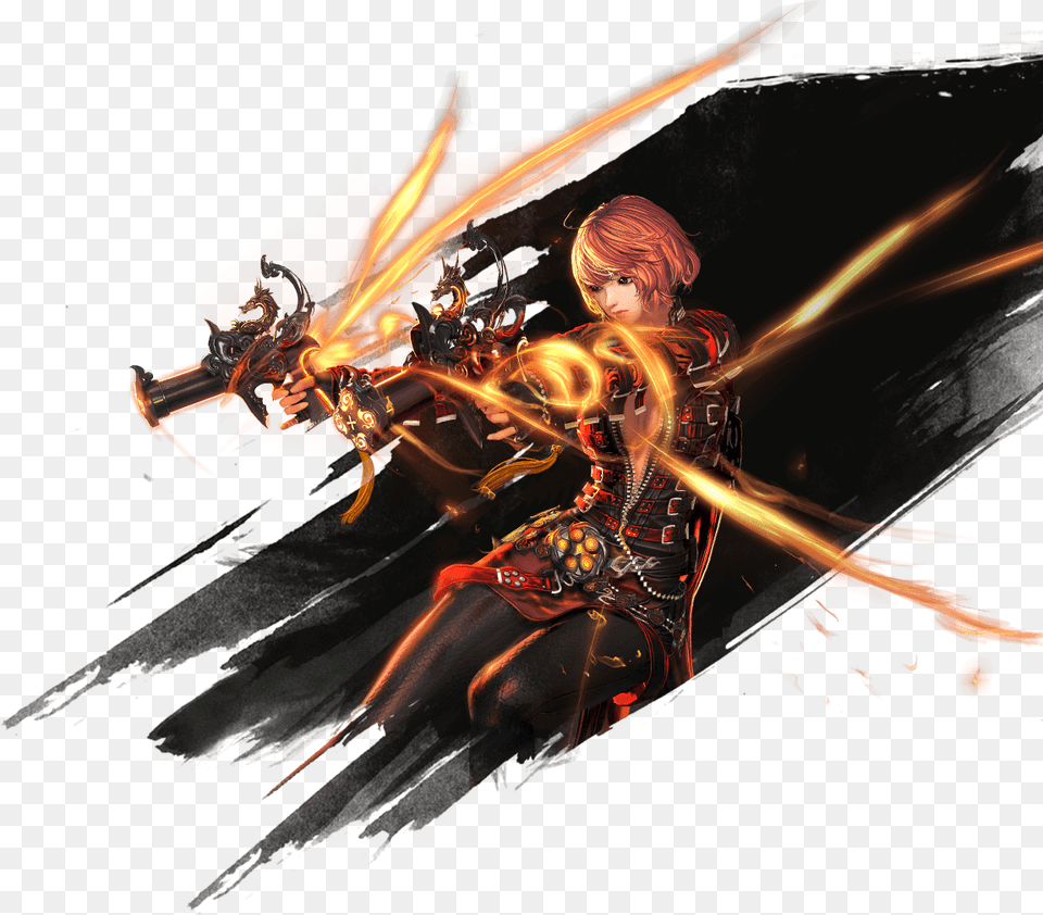 Blade Soul Blade And Soul Gunner, Adult, Female, Person, Woman Free Transparent Png