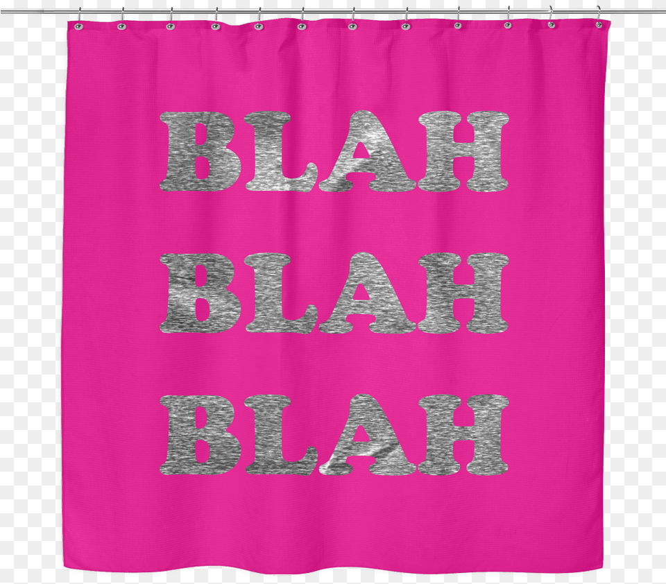 Blah Shower Curtain Window Valance, Shower Curtain, Text Png