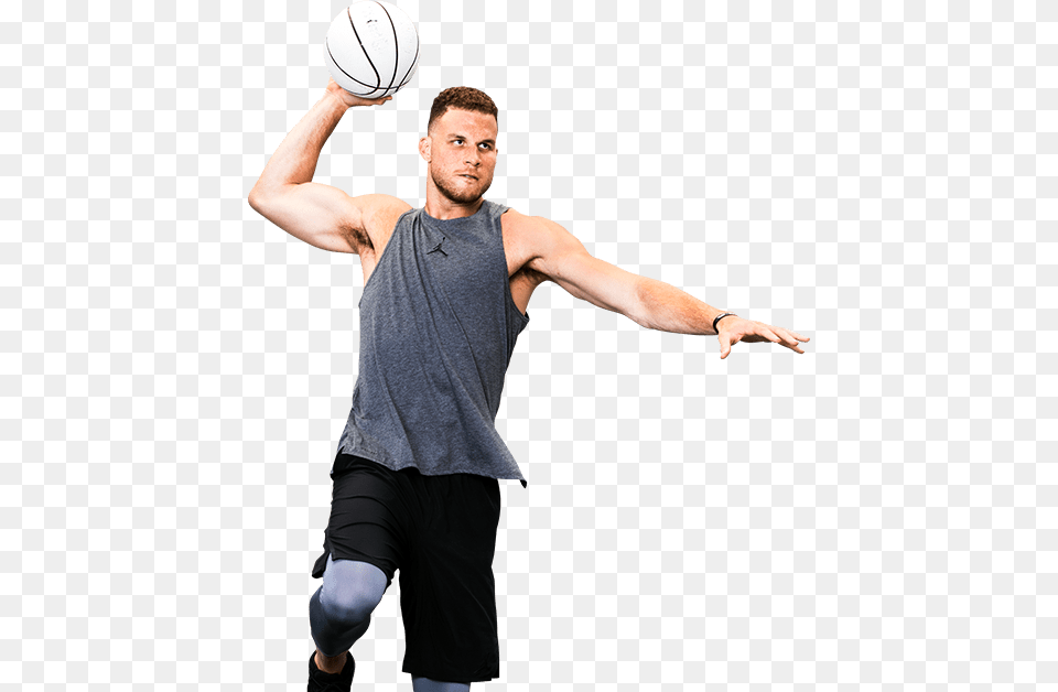 Blake Griffin, Hand, Ball, Basketball, Basketball (ball) Free Png