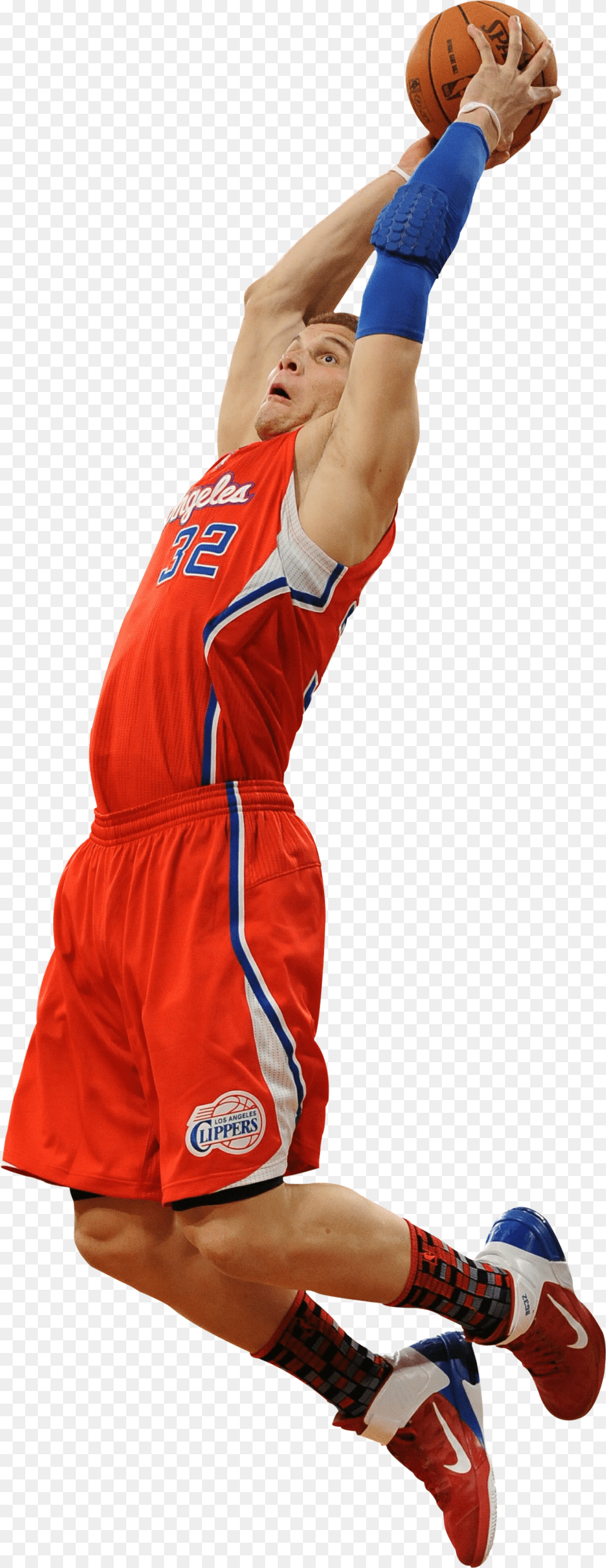 Blake Griffin Dunk Download Transparent Blake Griffin, Ball, Person, Sport, Basketball (ball) Free Png