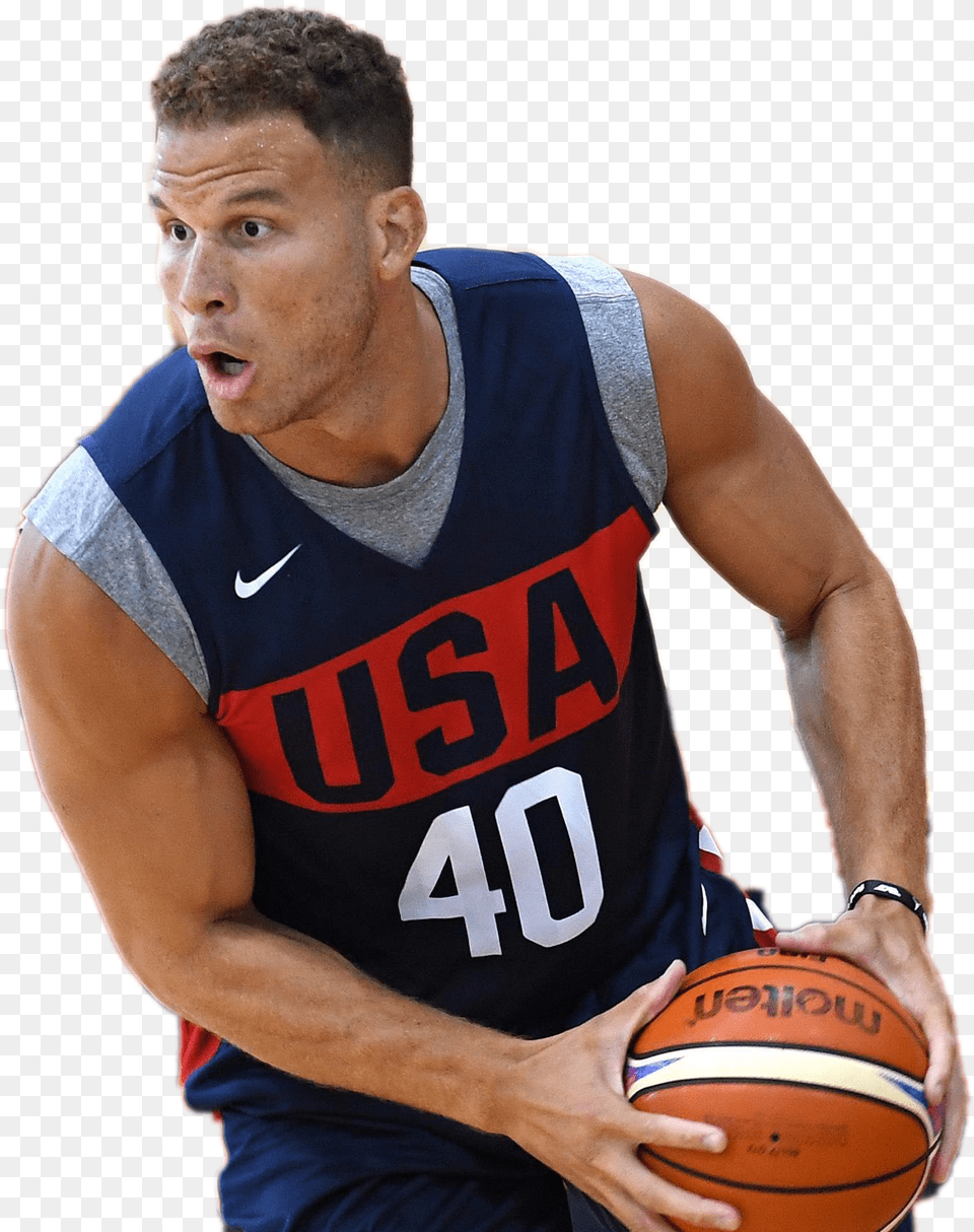 Blake Griffin Photo Griffin Basketball, Ball, Basketball (ball), Sport, Person Png