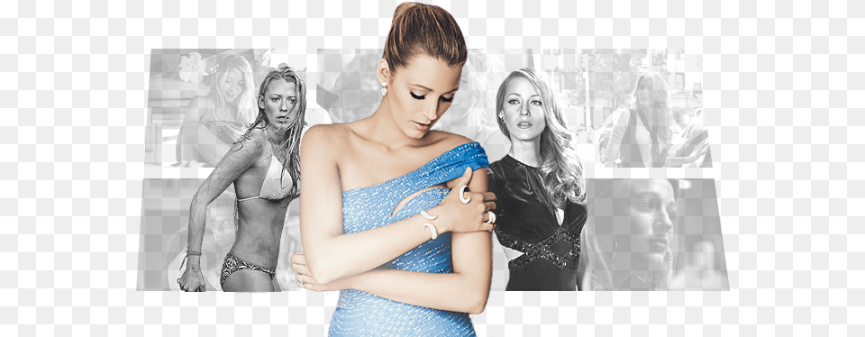 Blake Lively Source Blake Lively Hq, Adult, Person, Female, Collage Free Png Download