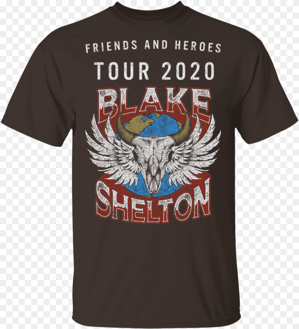 Blake Shelton Friends And Heroes Tour 2020, Clothing, T-shirt, Shirt Png Image