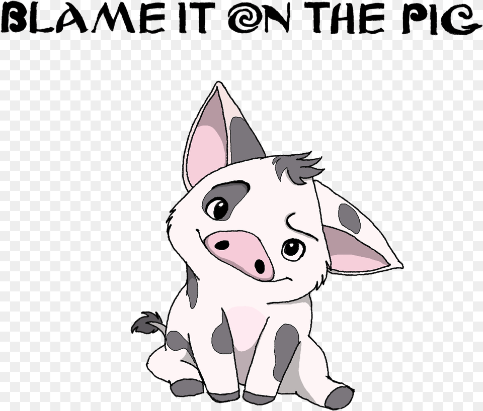 Blame It On The Pigpua The Pig From Moana Available Moana Pua Disney Characters Free Transparent Png