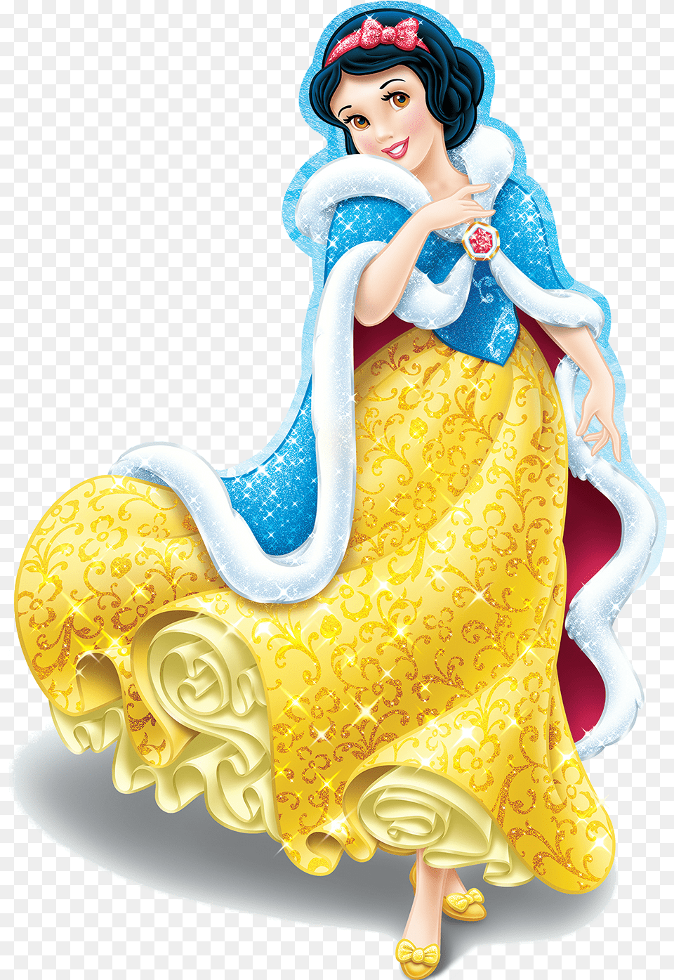 Blanca Nieves 16 Blue And Yellow Disney Characters, Figurine, Doll, Toy, Face Free Png Download
