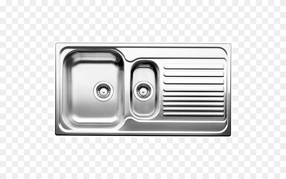 Blanco And Bowl Left Hand Drainer Sink Winning, Double Sink Free Png Download