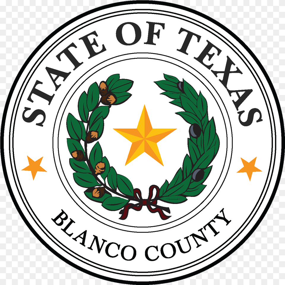 Blanco County Texas Blanco County Texas Logo, Symbol, Leaf, Plant, Emblem Png